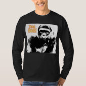 Motivierend Inspiration Zitat Gorilla Pop Kunst T-Shirt (Vorderseite)