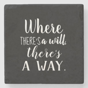 Motivierend Inspirational Steinuntersetzer