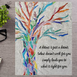 Motivierend Inspirationsangebot Puzzle<br><div class="desc">Dieses dekorative Puzzle mit Puzzle aus Puzzle und einem Mosaikbaum in Regenbogenfarbe sowie einem inspirierend Zitat. Sie können das Angebot in ein eigenes ändern. Verwenden Sie die Option Weitere anpassen, um die Textgröße, den Stil oder die Farbe zu ändern, da wir unser Kunstwerk erstellen, können Sie dieses exakte Bild von...</div>