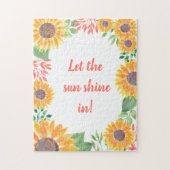 Motivierend Inspirationsblume Puzzle (Vertikal)