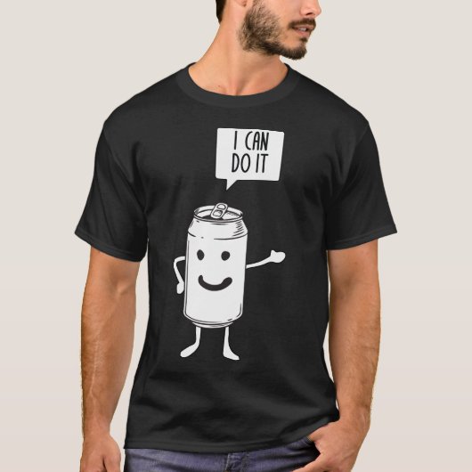 Motivierend Inspirationspuff, den ich machen kann T-Shirt (Vorderseite)