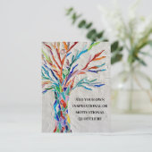 Motivierend Inspirationsstruktur Postkarte (Stehend Vorderseite)