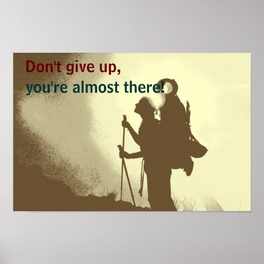 Motivierend Inspirationswanderung Poster (Vorne)