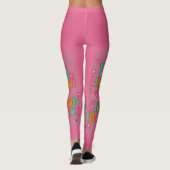 Motivierend, inspirierend, gut sichtbar leggings (Rückseite)