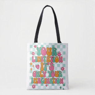 Motivierend, Inspirierend, Gute Vibes Tasche