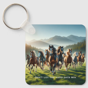 Motivierend inspirierend schlüsselanhänger