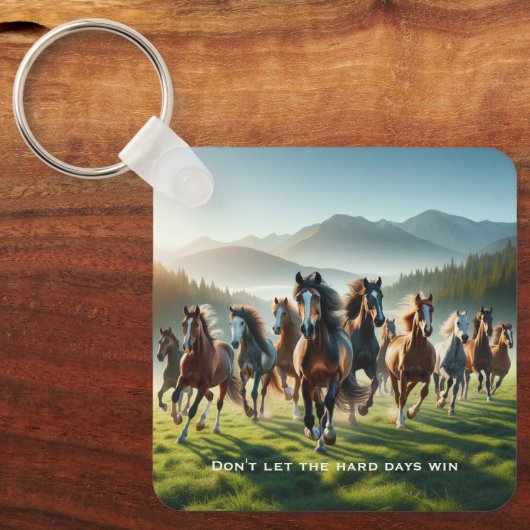 Motivierend inspirierend schlüsselanhänger (Vorderseite)