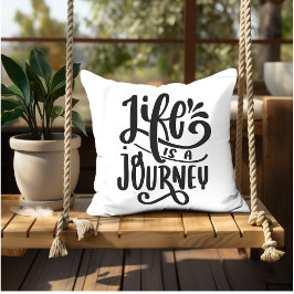 Motivierend inspirierende Anführungszeichen Herber Kissen