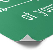 Motivierend inspirierende Go-Vertraute Träume Poster (Ecke)