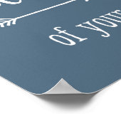 Motivierend inspirierende Go-Vertraute Träume Poster (Ecke)