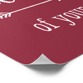 Motivierend inspirierende Go-Vertraute Träume Poster (Ecke)