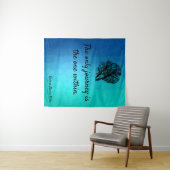 Motivierend, inspirierende optimistische Botschaft Wandteppich (Beispiel (Horizontal))