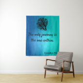 Motivierend, inspirierende optimistische Botschaft Wandteppich (Beispiel)