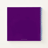 Motivierend inspirierende WÄHLUNG IHRES FARBSPIELS Notizbuch (Rückseite)