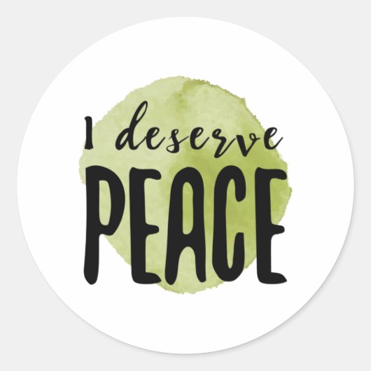 motivierend inspirierende Zitate Runder Aufkleber (Vorderseite)