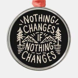 Motivierend inspirierende Zitate schwarz Ornament Aus Metall