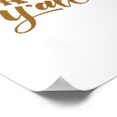 Motivierend inspirierendes Es ist Fall Y’all Typog Poster (Ecke)