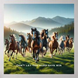 Motivierend inspirierendes Poster