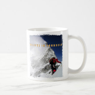 motivierend inspirierendes Zitat Kaffeetasse