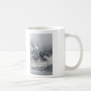 motivierend inspirierendes Zitat von Führungskräft Kaffeetasse