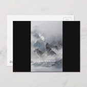 motivierend inspirierendes Zitat von Führungskräft Postkarte (Vorne/Hinten)