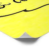 Motivierend inspirierendes Zitat zum Körpervertrau Poster (Ecke)