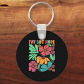 Motivierend Inspiriert Ivf Mama Wildblume Ivf Mama Schlüsselanhänger (Vorderseite)