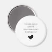 Motivierend Jane Eyre Magnet (Vorderseite/Rückseite)