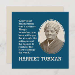 Motivierend JEDER GROSSE DREAM Harriet Tubman