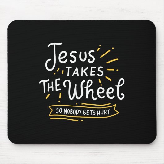 Motivierend Jesus nimmt den rätselhaften religiöse Mousepad (Vorne)