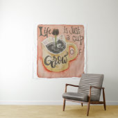 Motivierend Kaffee Inspiration Wandteppich (Beispiel)