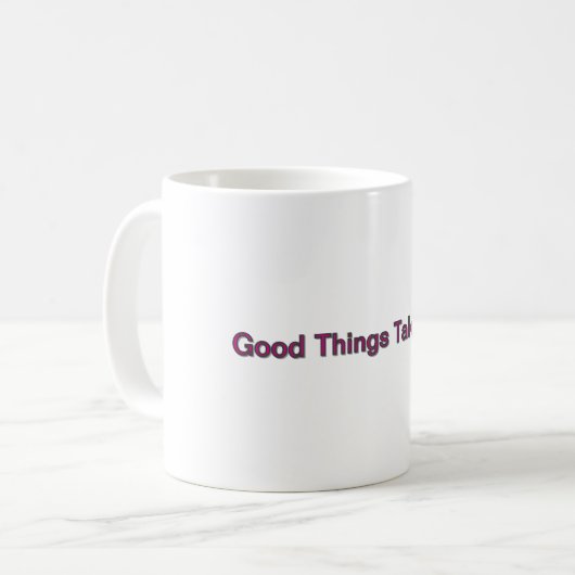 Motivierend Kaffee-Tasse Kaffeetasse (Vorderseite Links)