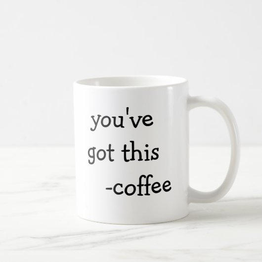 Motivierend Kaffee-Tasse Kaffeetasse (Rechts)