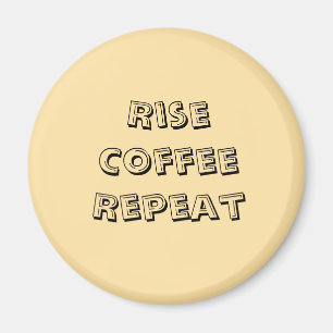 Motivierend Kaffeekonzept Magnet