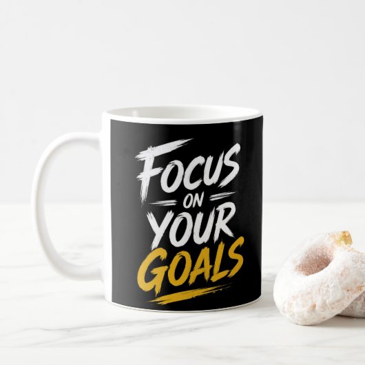 Motivierend kaffeetasse (Mit Donut)