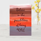 Motivierend Karte (Gelbe Blume)