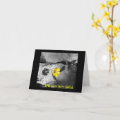 Motivierend Karte "Anbauten, wo Sie gepflanzt sind (Gelbe Blume)