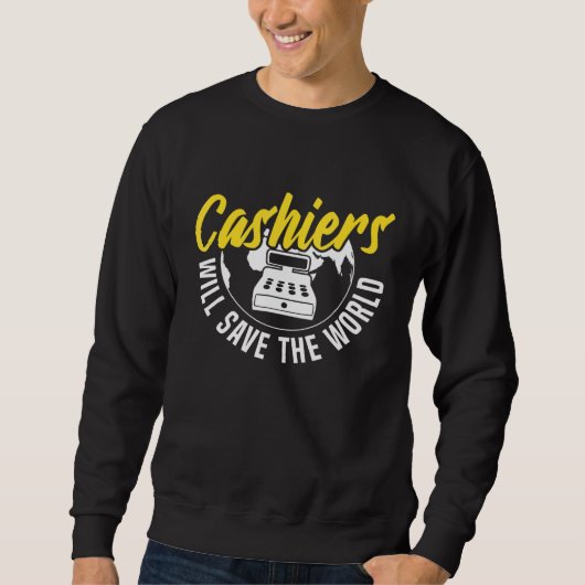 Motivierend Kassendesign Sweatshirt (Vorderseite)
