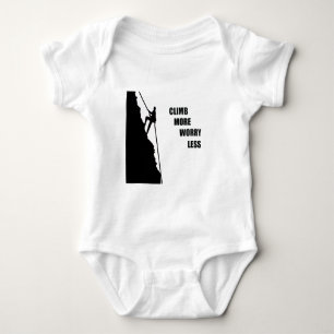 Motivierend Klettergebiet Rockclimbing Sprichwort Baby Strampler