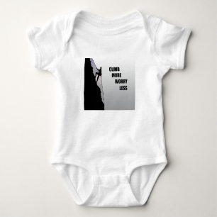 Motivierend Klettergebiet Rockclimbing Sprichwort Baby Strampler