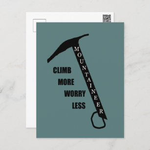 Motivierend Kletterkurse Postkarte