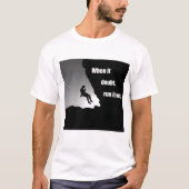 Motivierend Klettern T-Shirt (Vorderseite)