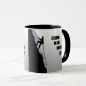 Motivierend Klettern Tasse (VorderseiteRechts)