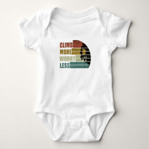 Motivierend KletterSprichwort Baby Strampler