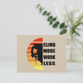 Motivierend KletterSprichwort Feiertagspostkarte (Stehend Vorderseite)