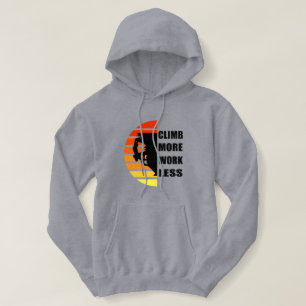 Motivierend KletterSprichwort Hoodie