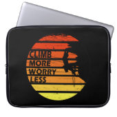 Motivierend KletterSprichwort Laptopschutzhülle (Vorderseite)