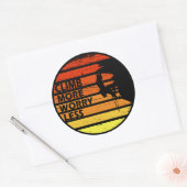 Motivierend KletterSprichwort Runder Aufkleber (Umschlag)