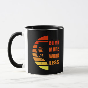 Motivierend KletterSprichwort Tasse