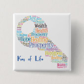 Motivierend Knopf 8 Button (Vorderseite)